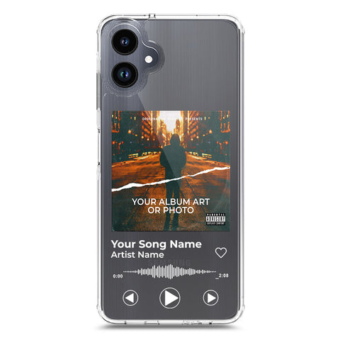 Samsung Galaxy A06 Cover - Personalised Album Art Series - Clear Phone Case - Soft Silicon Borders