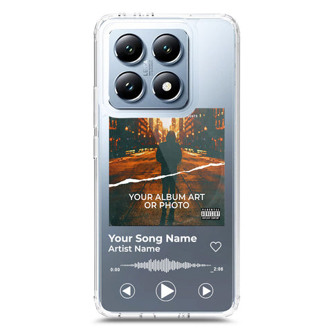 Xiaomi 14T Pro Cover - Personalised Album Art Series - Clear Phone Case - Soft Silicon Borders