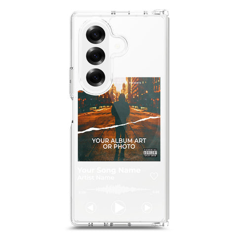 Samsung Galaxy Z Fold 7 Cover - Personalised Album Art Series - Clear Phone Case - Soft Silicon Borders