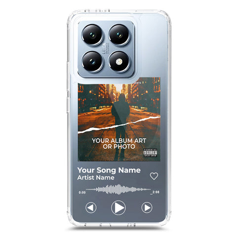 Xiaomi 14T Cover - Personalised Album Art Series - Clear Phone Case - Soft Silicon Borders