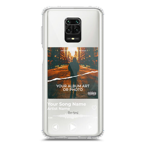 Xiaomi Redmi Note 9 Pro Max Cover - Personalised Album Art Series - Clear Phone Case - Soft Silicon Borders