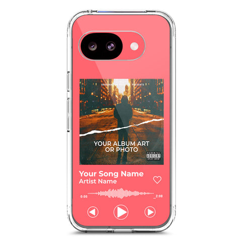 Google Pixel 10a Cover - Personalised Album Art Series - Clear Phone Case - Soft Silicon Borders