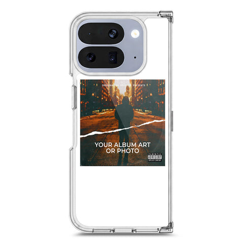 Google Pixel 10 Pro Fold Cover - Personalised Album Art Series - Clear Phone Case - Soft Silicon Borders