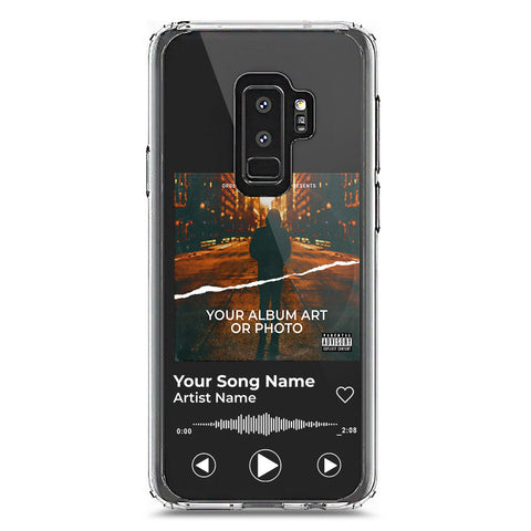 Samsung Galaxy S9 Plus Cover - Personalised Album Art Series - Clear Phone Case - Soft Silicon Borders