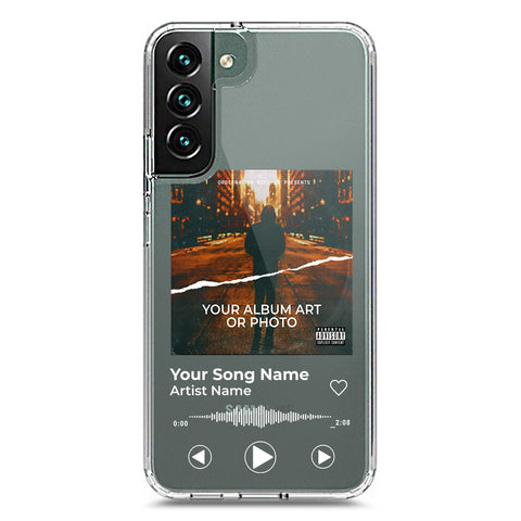 Samsung Galaxy S22 Plus 5G Cover - Personalised Album Art Series - Clear Phone Case - Soft Silicon Borders