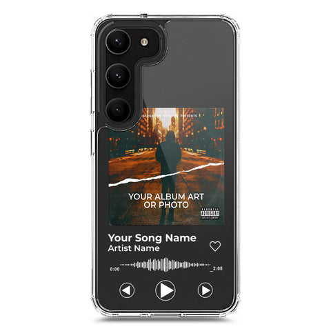 Samsung Galaxy S23 5G Cover - Personalised Album Art Series - Clear Phone Case - Soft Silicon Borders