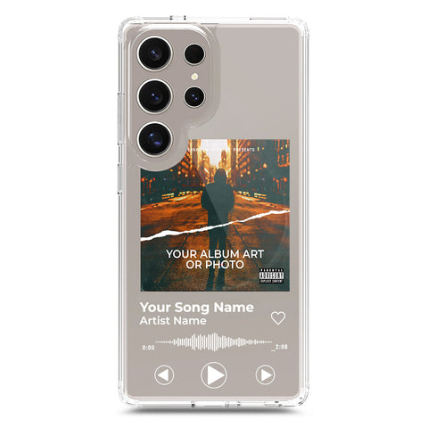 Samsung Galaxy S23 Ultra 5G Cover - Personalised Album Art Series - Clear Phone Case - Soft Silicon Borders