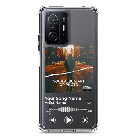 Xiaomi Mi 11T Cover - Personalised Album Art Series - Clear Phone Case - Soft Silicon Borders