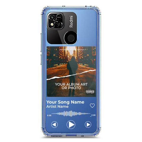 Xiaomi Redmi 10A Cover - Personalised Album Art Series - Clear Phone Case - Soft Silicon Borders