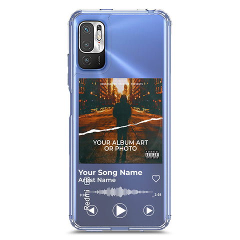 Xiaomi Redmi Note 10 5G Cover - Personalised Album Art Series - Clear Phone Case - Soft Silicon Borders