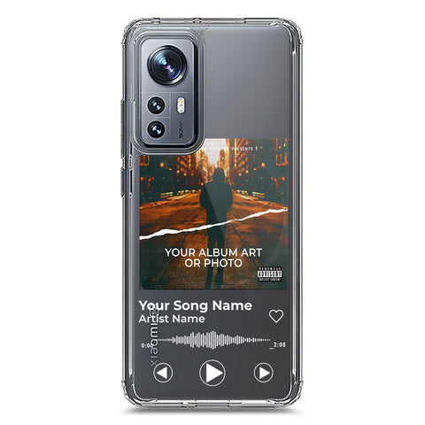 Xiaomi 12X Cover - Personalised Album Art Series - Clear Phone Case - Soft Silicon Borders