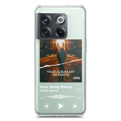 OnePlus 10T Cover - Personalised Album Art Series - Clear Phone Case - Soft Silicon Borders