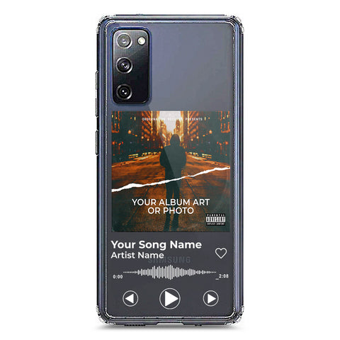 Samsung Galaxy S20 Cover - Personalised Album Art Series - Clear Phone Case - Soft Silicon Borders