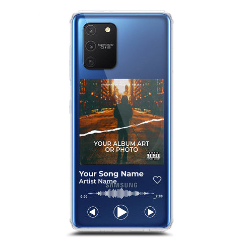 Samsung Galaxy A91 Cover - Personalised Album Art Series - Clear Phone Case - Soft Silicon Borders