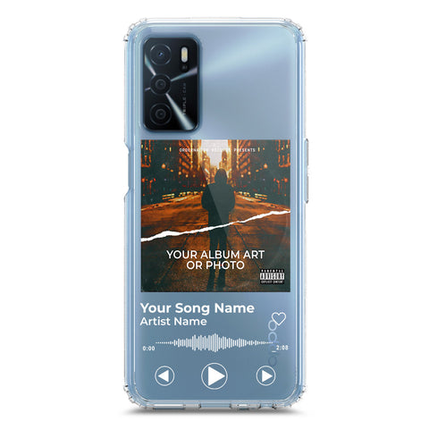 Oppo A54s Cover - Personalised Album Art Series - Clear Phone Case - Soft Silicon Borders