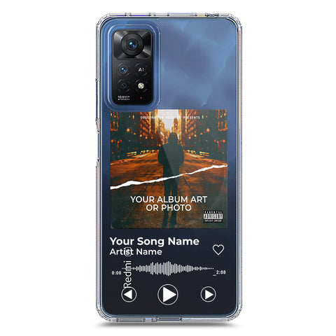 Xiaomi Redmi Note 11E Pro Cover - Personalised Album Art Series - Clear Phone Case - Soft Silicon Borders