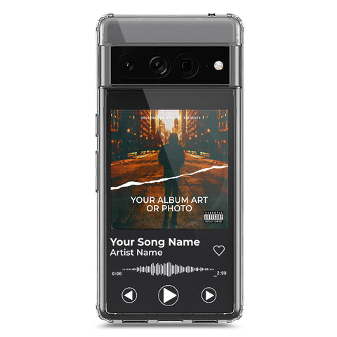 Google Pixel 7 Pro Cover - Personalised Album Art Series - Clear Phone Case - Soft Silicon Borders