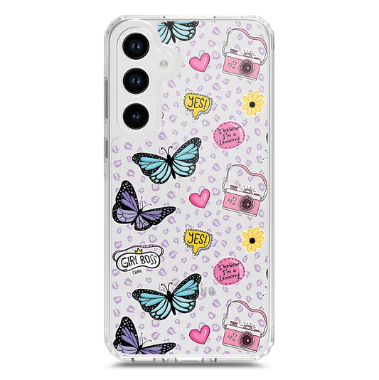 Samsung Galaxy A33 5G Cover - O'Nation Butterfly Dreams Series 1 - Clear Phone Case - Soft Silicon Borders