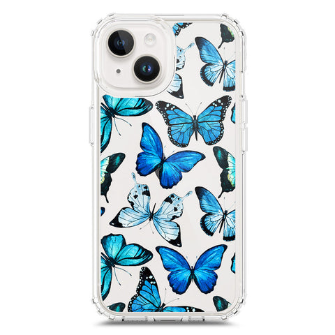 iPhone 15 Plus Cover - O'Nation Butterfly Dreams Series 1 - Clear Phone Case - Soft Silicon Borders