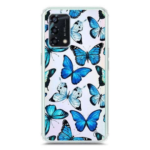 Oppo A95 Cover - O'Nation Butterfly Dreams Series 1 - Clear Phone Case - Soft Silicon Borders