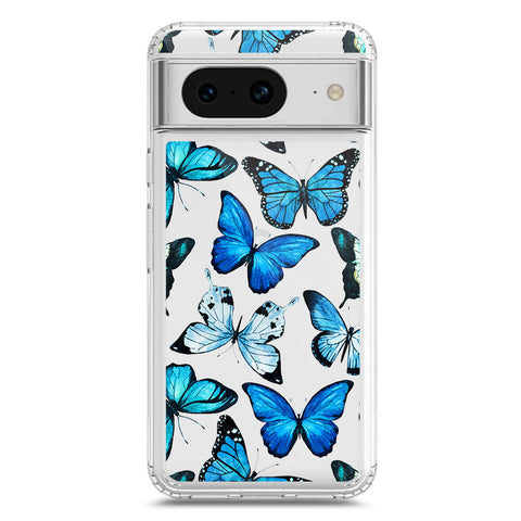 Google Pixel 8 Cover - O'Nation Butterfly Dreams Series 1 - Clear Phone Case - Soft Silicon Borders