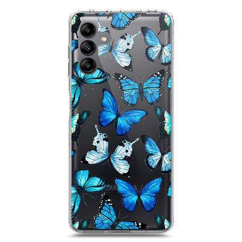 Samsung Galaxy A04s Cover - O'Nation Butterfly Dreams Series 1 - Clear Phone Case - Soft Silicon Borders