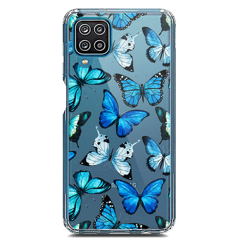 Samsung Galaxy A12 Nacho Cover - O'Nation Butterfly Dreams Series 1 - Clear Phone Case - Soft Silicon Borders