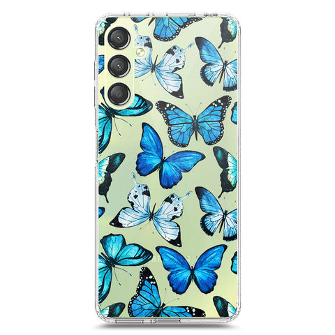 Samsung Galaxy A24 4G Cover - O'Nation Butterfly Dreams Series 1 - Clear Phone Case - Soft Silicon Borders