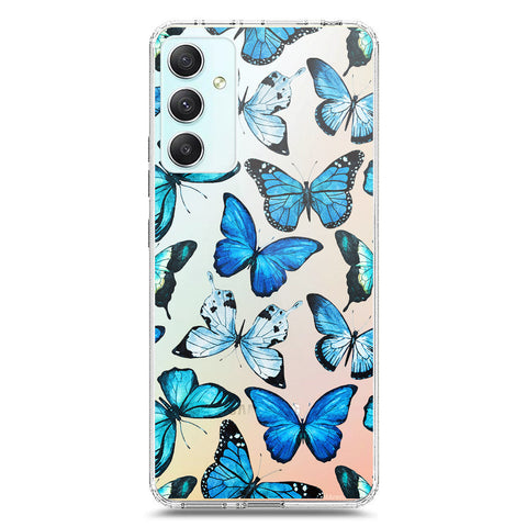 Samsung Galaxy A34 5G Cover - O'Nation Butterfly Dreams Series 1 - Clear Phone Case - Soft Silicon Borders