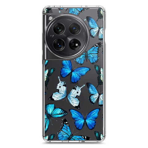OnePlus 12 Cover - O'Nation Butterfly Dreams Series 1 - Clear Phone Case - Soft Silicon Borders