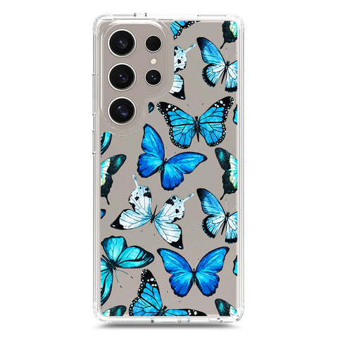 Samsung Galaxy S25 Ultra Cover - O'Nation Butterfly Dreams Series 1 - Clear Phone Case - Soft Silicon Borders