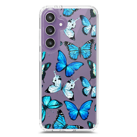 Samsung Galaxy S24 FE Cover - O'Nation Butterfly Dreams Series 1 - Clear Phone Case - Soft Silicon Borders