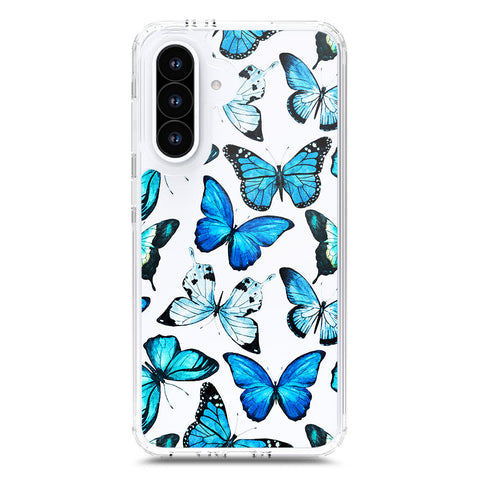 Samsung Galaxy A56 Cover - O'Nation Butterfly Dreams Series 1 - Clear Phone Case - Soft Silicon Borders
