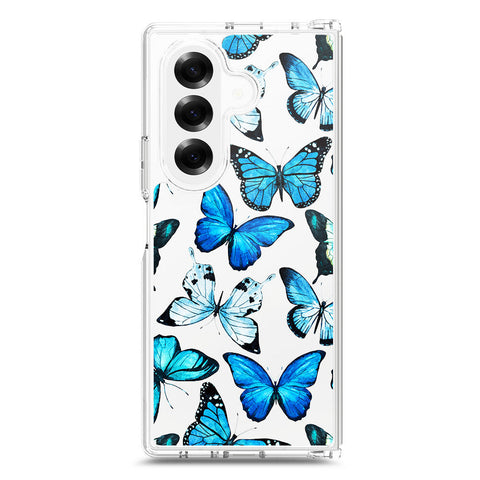 Samsung Galaxy Z Fold 7 Cover - O'Nation Butterfly Dreams Series 1 - Clear Phone Case - Soft Silicon Borders