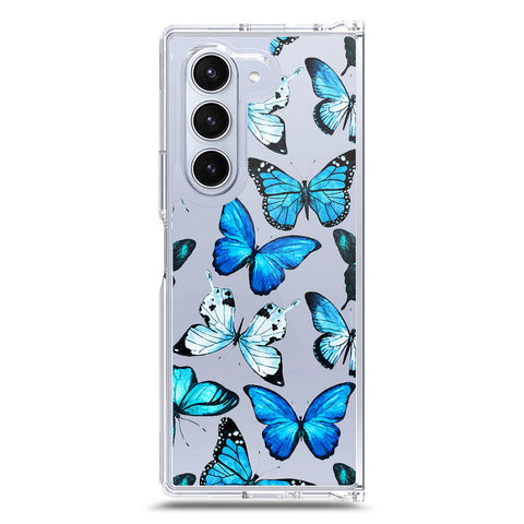 Samsung Galaxy Z Fold 6 Cover - O'Nation Butterfly Dreams Series 1 - Clear Phone Case - Soft Silicon Borders
