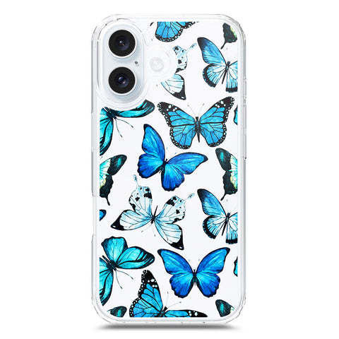 iPhone 16 Cover - O'Nation Butterfly Dreams Series 1 - Clear Phone Case - Soft Silicon Borders