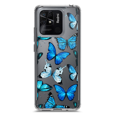 Xiaomi Redmi 10C Cover - O'Nation Butterfly Dreams Series 1 - Clear Phone Case - Soft Silicon Borders