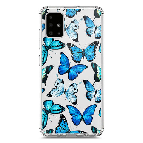 Samsung Galaxy A51 Cover - O'Nation Butterfly Dreams Series 1 - Clear Phone Case - Soft Silicon Borders