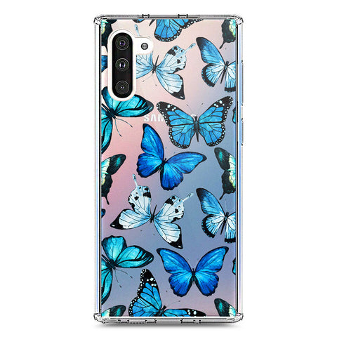 Samsung Galaxy Note 10 Cover - O'Nation Butterfly Dreams Series 1 - Clear Phone Case - Soft Silicon Borders