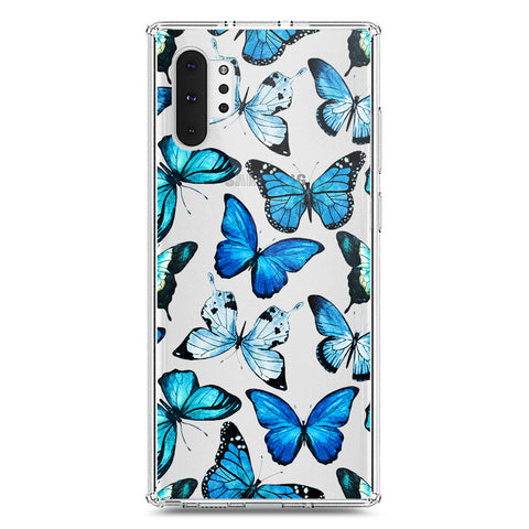 Samsung Galaxy Note 10 Plus Cover - O'Nation Butterfly Dreams Series 1 - Clear Phone Case - Soft Silicon Borders