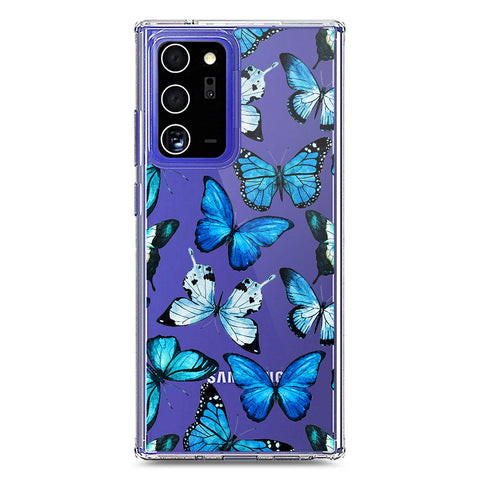 Samsung Galaxy Note 20 Ultra Cover - O'Nation Butterfly Dreams Series 1 - Clear Phone Case - Soft Silicon Borders