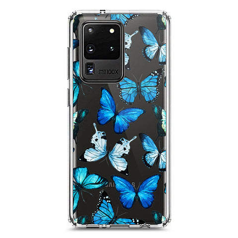 Samsung Galaxy S20 Ultra Cover - O'Nation Butterfly Dreams Series 1 - Clear Phone Case - Soft Silicon Borders