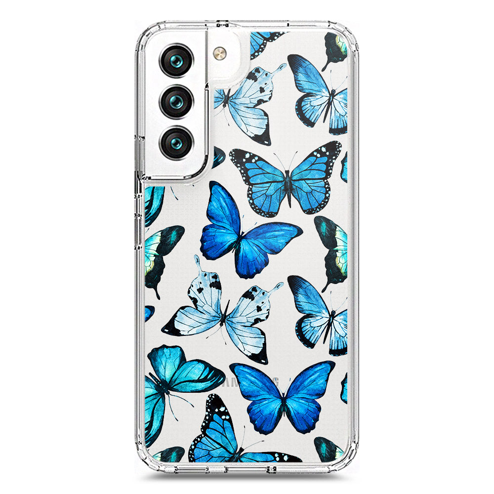 Samsung Galaxy S22 5G Cover - O'Nation Butterfly Dreams Series 1 - Clear Phone Case - Soft Silicon Borders
