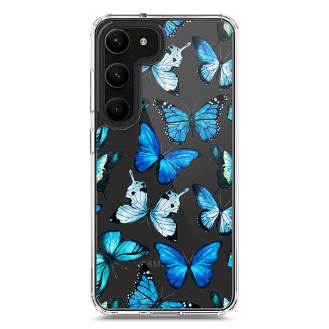 Samsung Galaxy S23 Plus 5G Cover - O'Nation Butterfly Dreams Series 1 - Clear Phone Case - Soft Silicon Borders