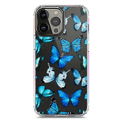 iPhone 13 Pro Max Cover - O'Nation Butterfly Dreams Series 1 - Clear Phone Case - Soft Silicon Borders