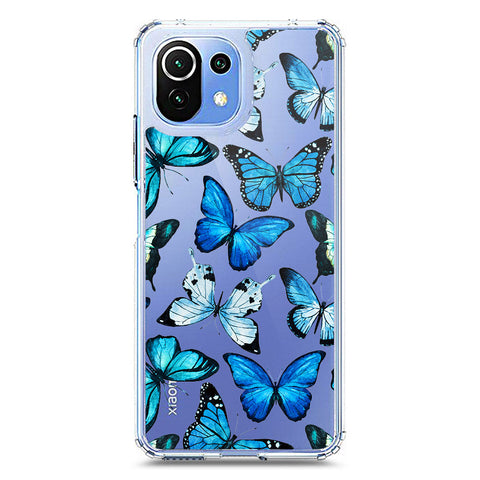 Xiaomi 11 Lite 5G NE Cover - O'Nation Butterfly Dreams Series 1 - Clear Phone Case - Soft Silicon Borders