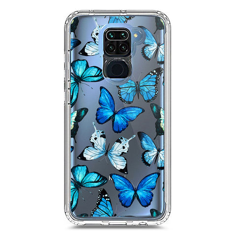 Xiaomi Redmi Note 9 Cover - O'Nation Butterfly Dreams Series 1 - Clear Phone Case - Soft Silicon Borders