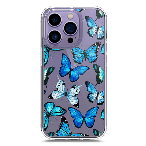 iPhone 14 Pro Max Cover - O'Nation Butterfly Dreams Series 1 - Clear Phone Case - Soft Silicon Borders