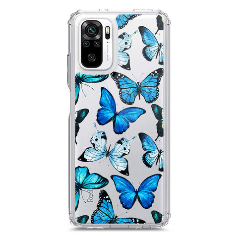 Xiaomi Redmi Note 10S Cover - O'Nation Butterfly Dreams Series 1 - Clear Phone Case - Soft Silicon Borders