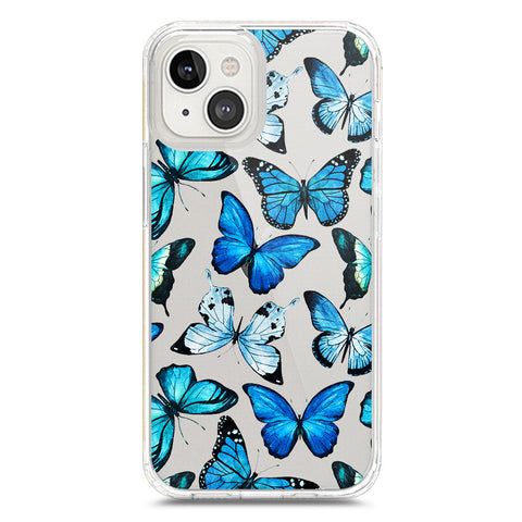 iPhone 13 Cover - O'Nation Butterfly Dreams Series 1 - Clear Phone Case - Soft Silicon Borders